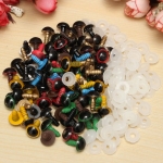 80pcs 10mm Baby Kids Handicraft Art Mix Color Plastic Safety Eyes DIY Teddy Bear Doll Plush Toys Puppet Crafts