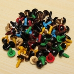 80pcs 10mm Baby Kids Handicraft Art Mix Color Plastic Safety Eyes DIY Teddy Bear Doll Plush Toys Puppet Crafts