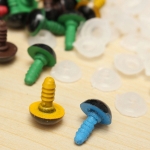 80pcs 10mm Baby Kids Handicraft Art Mix Color Plastic Safety Eyes DIY Teddy Bear Doll Plush Toys Puppet Crafts