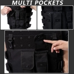 Multifunctional Outdoor Fishing Vest Tactical Multi Pocket Vest Hunting Camping And Hiking 