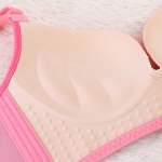 Women Sexy Seamless Wireless Under Thick Thin Cup Bra Front Closure Adjustable Underwear