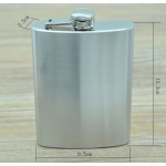 8oz(225ml) Stainless Steel Hip Flask Alcohol Pot Bottle Portable Copper Cover Gift For Man 