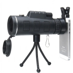 JINJULI 40x60 HD Mobile Telescope with Compass Portable Handheld Night Vision Low Light Binoculars