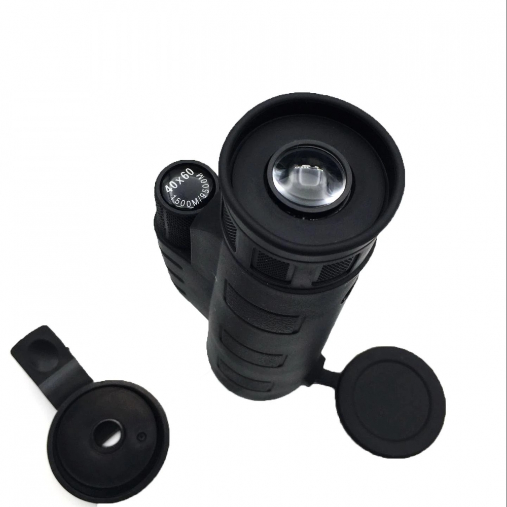 JINJULI 40x60 HD Mobile Telescope with Compass Portable Handheld Night Vision Low Light Binoculars