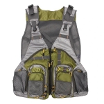 ZANLURE Fly Fishing Vest General Size Adjustable Mutil-Pocket Outdoor Sport Fishing Mesh Vest
