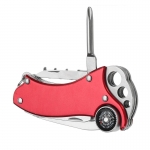 K-MASTER 8 in 1 Multifunction Mini Folding Knife Tools Fishing Line Cutter Saw Screwdriver Key Chain