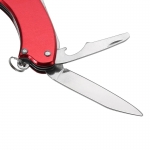 K-MASTER 8 in 1 Multifunction Mini Folding Knife Tools Fishing Line Cutter Saw Screwdriver Key Chain