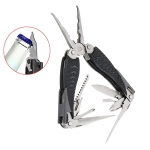 10 in 1 125mm Stainless Steel Multifunction Folding Fishing Pliers Knife Saw Fishing Scale - Generic - Fishing Tools