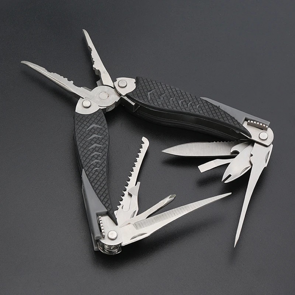 10 in 1 125mm Stainless Steel Multifunction Folding Fishing Pliers Knife Saw Fishing Scale - Generic - Fishing Tools - BBC-1193254 - bargainbasement.club