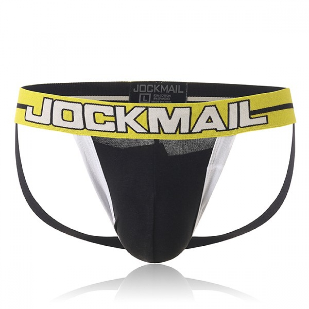 JOCKMAIL Jockstrap Cutout Briefs U Convex Padded Crotch Thong Underwear for Men