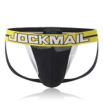 JOCKMAIL Jockstrap Cutout Briefs U Convex Padded Crotch Thong Underwear for Men