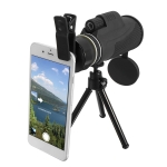 40x60 Monocular Ultra HD Optical Lens Low Light Night Vision Telescope + Clip + Tripod For Phone