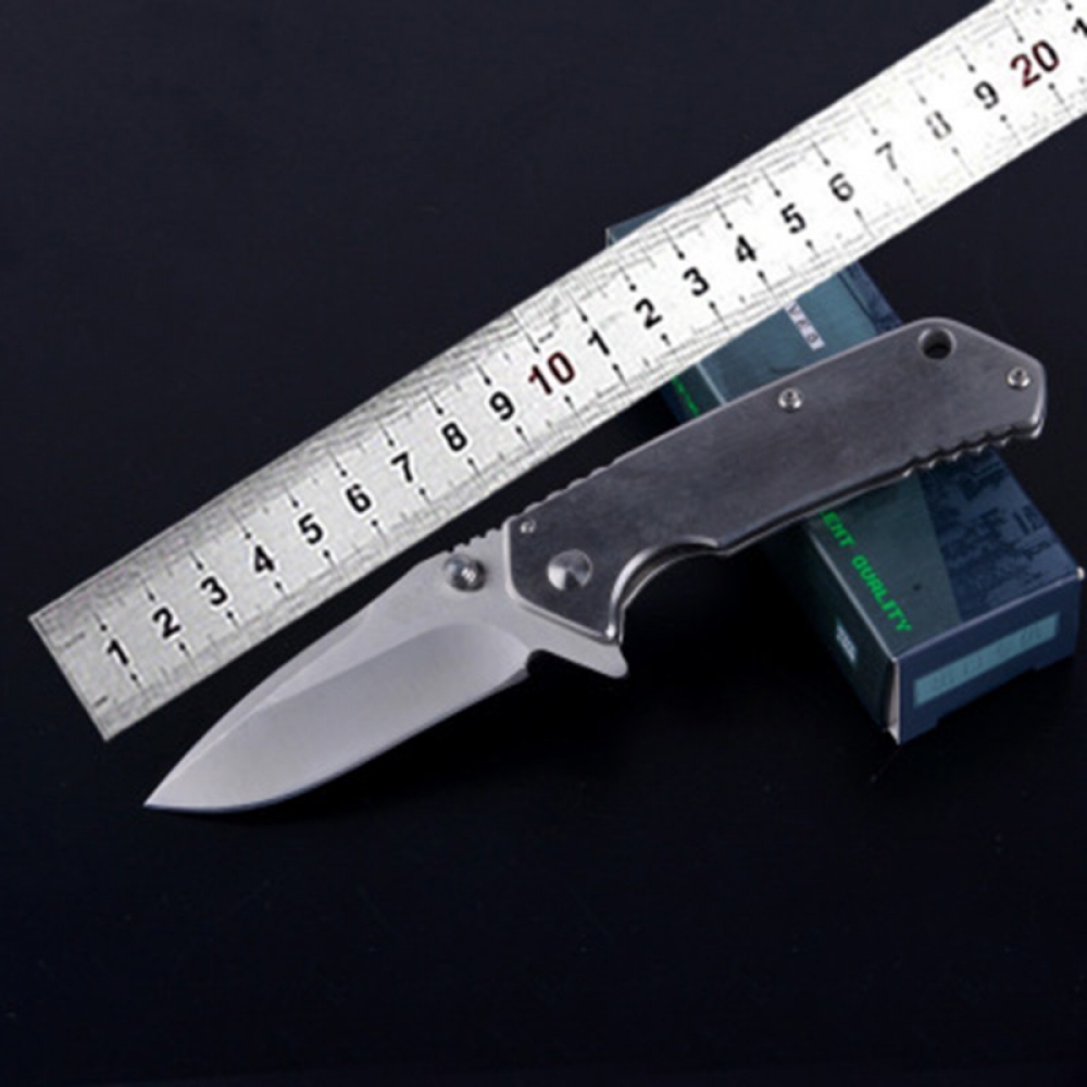 Sanrenmu 7056 100MM 58HRC+ Stainless Steel Mini Pocket Folding Knife Outdoor Camping Fishing Knife