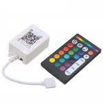 DC5-24V 6A bluetooth APP Music Controller + 24 Keys RF Remote Control for RGB LED Strip Light 