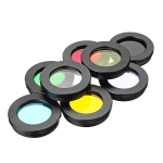 8Pcs/set  1.25inch Lens Filter Kit Nebula Filter Moon Sun Filter For Telescope Eyepiece Accessories