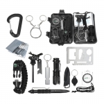 IPRee® 13 In 1 Outdoor EDC SOS Survival Case Multifunctional Tools Kit Box Camping Emergency