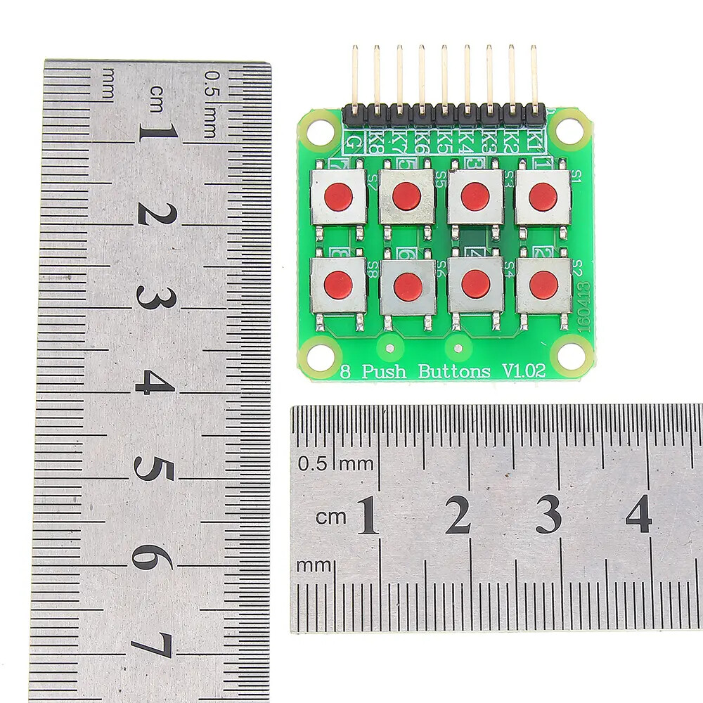 3pcs Micro Switch 2x4 Matrix Keyboard 8 Bit Keyboard External Keyboard ...