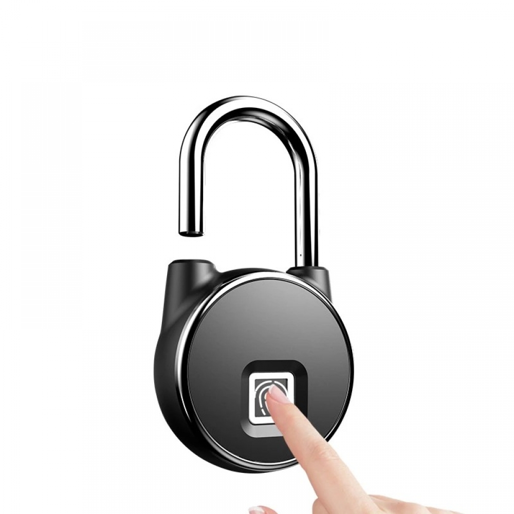 Anytek 3.7V Smart Anti-theft Automatic USB Fingerprint Lock IP66 Waterproof Travel Suitcase Luggage Bag Safety Security Padlock