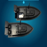 ZANLURE 500 Meters Intelligent Remote Control Double Cabin Fishing Bait Boat RC Outdoor Multifunctional Hunting Boat Fish Finder