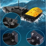 ZANLURE 500 Meters Intelligent Remote Control Double Cabin Fishing Bait Boat RC Outdoor Multifunctional Hunting Boat Fish Finder