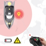 ZANLURE HJ807 Rechargeable 7Km/h 2.4G 500M Remote Control Fishing Bait Boat RC Carp Fishing Feeder Outdoor Fish Finder-US Plug