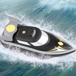 ZANLURE HJ807 Rechargeable 7Km/h 2.4G 500M Remote Control Fishing Bait Boat RC Carp Fishing Feeder Outdoor Fish Finder-US Plug