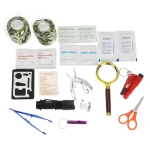 249Pcs 34Types SOS Survival Equipment First Aid Kit Wound Treatment Tools For Outdoor Activities Camping Hunting - Generic - First Aid