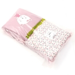 6Pcs Set Cotton Cot Bumper Baby Crib Infant Toddler Nursery Bed Protector Pillow