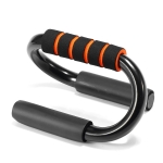 2PCS S-Shape Anti-slip Stand Bar Push Up Rack Board Body Building System Training Home Fitness Exercise Tools