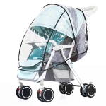 Baby Stroller Universal Rain Cover Sunproof Tool Skylight Shade Waterproof Cover for Kids Cart Protection
