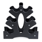 Plastic Dumbbell Rack Compact Dumbbell Holder Tree Stand Support Bracket