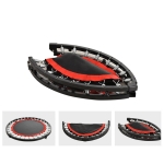 100x28cm Foldable Mini Trampoline Jumping Cardio Elastic Gym Yoga Exercise Max Load 200kg - Generic - Fitness