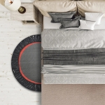 100x28cm Foldable Mini Trampoline Jumping Cardio Elastic Gym Yoga Exercise Max Load 200kg - Generic - Fitness