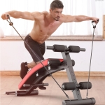 Foldable Sit-Ups Adjustable Bench Weightlifting Strength Training Board Multifunction Fitness Abdominal Exercise Bench