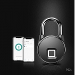 ANYTEK P22+ Bluetooth Fingerprint Smart Lock Anti-Theft 2 Modes Unlock Fingerprint Mobile APP Keyless Padlock IP66 Waterproof USB Charging Security Padlock Travel Bike