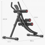 Abdominal Core Trainer Folding Shaper Waist Trainer Adjustable Core Abdominal Fitness Machine Gym Home Exercise Equipment