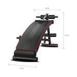 Folding Sit Up Abdominal Bench Multifunction Muscle Training Board Dumbbell Stool Gym Fitness Equipments