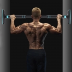 110-140cm Door Horizontal Bars Pull Up Training Bar Chin Push Up Workout Home Gym Fitness Sit-ups Equipments Max Load 400kg - Generic - Fitness