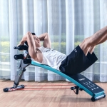 SHUA Sit Up Bench Home Supine Board Multifunctional Dumbbell Stool Crunch Bench Ab Chair Indoor Abdominal Fitness Equipment