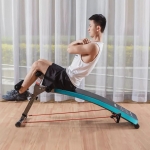 SHUA Sit Up Bench Home Supine Board Multifunctional Dumbbell Stool Crunch Bench Ab Chair Indoor Abdominal Fitness Equipment