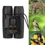 Moge 30x60 Folding Binocular HD Red Coated Film Lens Telescope Low Light Level Night Vision 126M/1000M