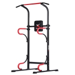 GEEMAX 150-230CM Adjustable Heavy Duty Power Tower Dip Station Pull Up Bar Strength Training Indoor Home Gym Fitness Exercise Tools Dip Tissure Home Gym