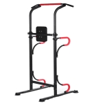 GEEMAX 150-230CM Adjustable Heavy Duty Power Tower Dip Station Pull Up Bar Strength Training Indoor Home Gym Fitness Exercise Tools Dip Tissure Home Gym
