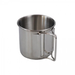 IPRee® 5Pcs Camping Cookware Kit Stainless Steel Pot Frying Pan Cup Picnic BBQ Tableware Set with Storage Bag