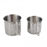 IPRee® 5Pcs Camping Cookware Kit Stainless Steel Pot Frying Pan Cup Picnic BBQ Tableware Set with Storage Bag