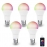 5Pcs Difeisi DFS-EC-0001 E27 9W WIFI A60 RGB+CCT Smart Bulb 810LM AC220-240V Works with Alexa and Google Assistant