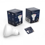 3Pcs Difeisi DFS-EC-G001 GU10 Smart Bulb 450LM Color Temperature 2700K-6500K Works with Alexa and Google Assistant