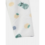 Women Flamingo Embroidery Flannel Thick Pineapple Print Pants Plus Size Pajamas Sets