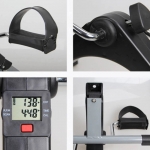 Folding Pedal Bike Exerciser Legs Arms Trainer Gym Home Sport Fitness Bicycle with LCD Display