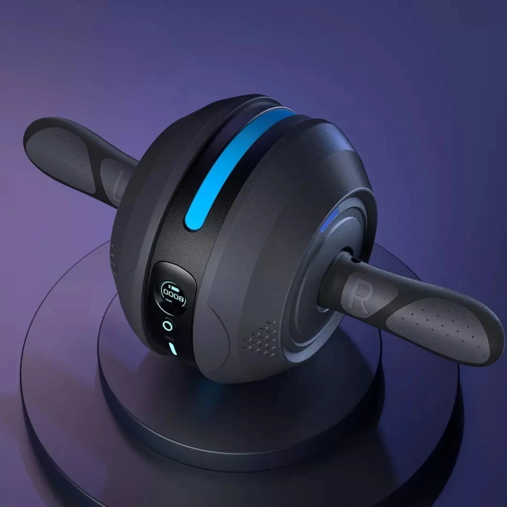 YESOUL LED Display Smart Abdominal Wheel  Abs Roller Auto Rebound Yoga Wheel Abs Muscle Core Traning Equipment